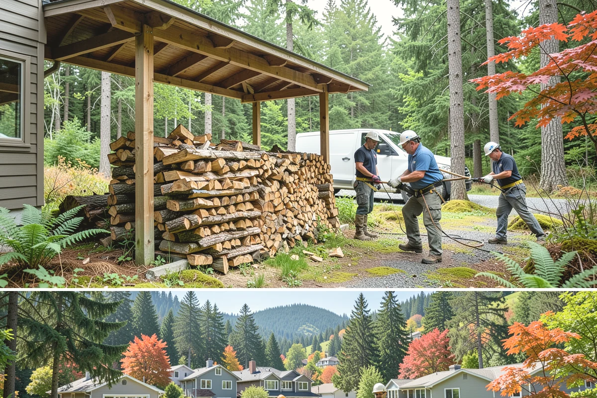 Pizza Oven Firewood in Fircrest, Pierce County, WA - Order in the warmer months so pieces are fully seasoned for clean-burning summer cookouts.