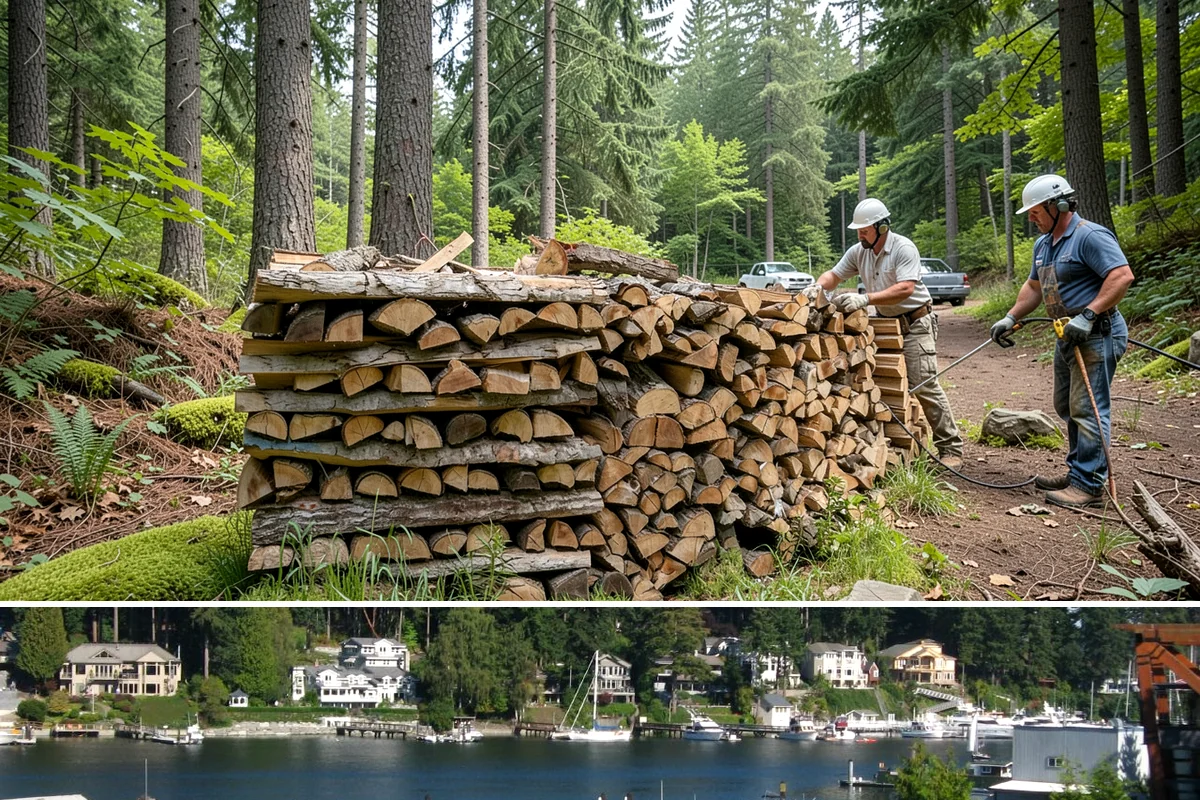 Pizza Oven Firewood in Gig Harbor, Pierce County, WA - Order in the warmer months so pieces are fully seasoned for clean-burning summer cookouts.