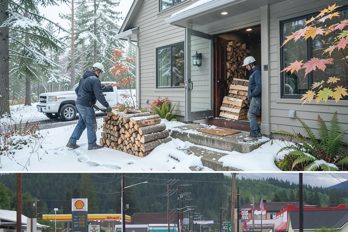 Pizza Oven Firewood in Granite Falls, Snohomish County, WA - Order in the warmer months so pieces are fully seasoned for clean-burning summer cookouts.
