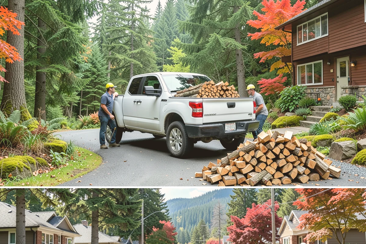 Pizza Oven Firewood in Hunts Point, King County, WA - Order in the warmer months so pieces are fully seasoned for clean-burning summer cookouts.