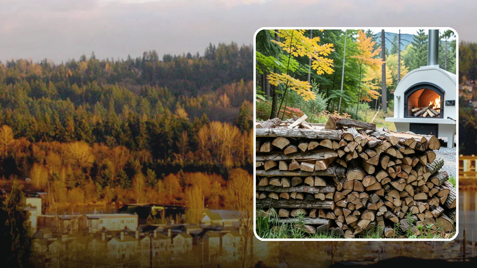 Pizza Oven Firewood in Kenmore, King County, WA - Firewood cut short and split thin to fit compact pizza oven chambers and reach cooking heat fast.