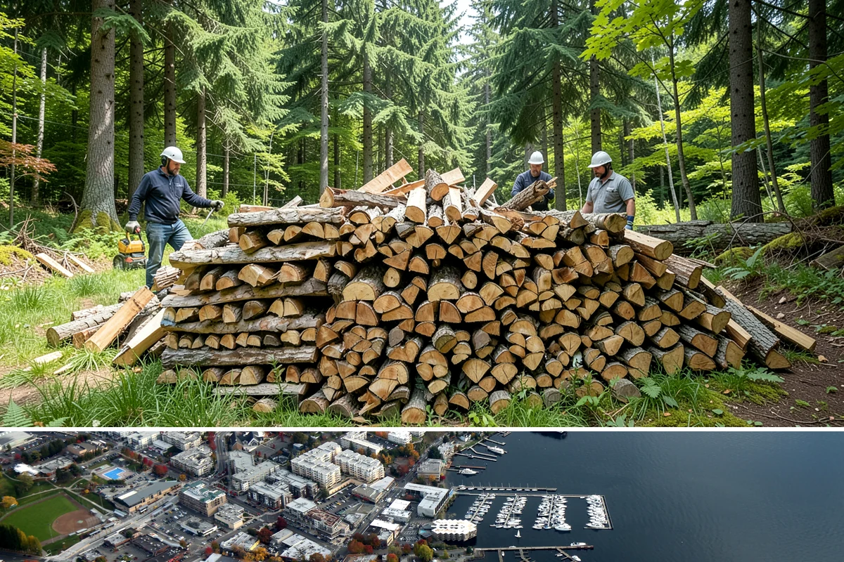 Pizza Oven Firewood in Kirkland, King County, WA - Order in the warmer months so pieces are fully seasoned for clean-burning summer cookouts.
