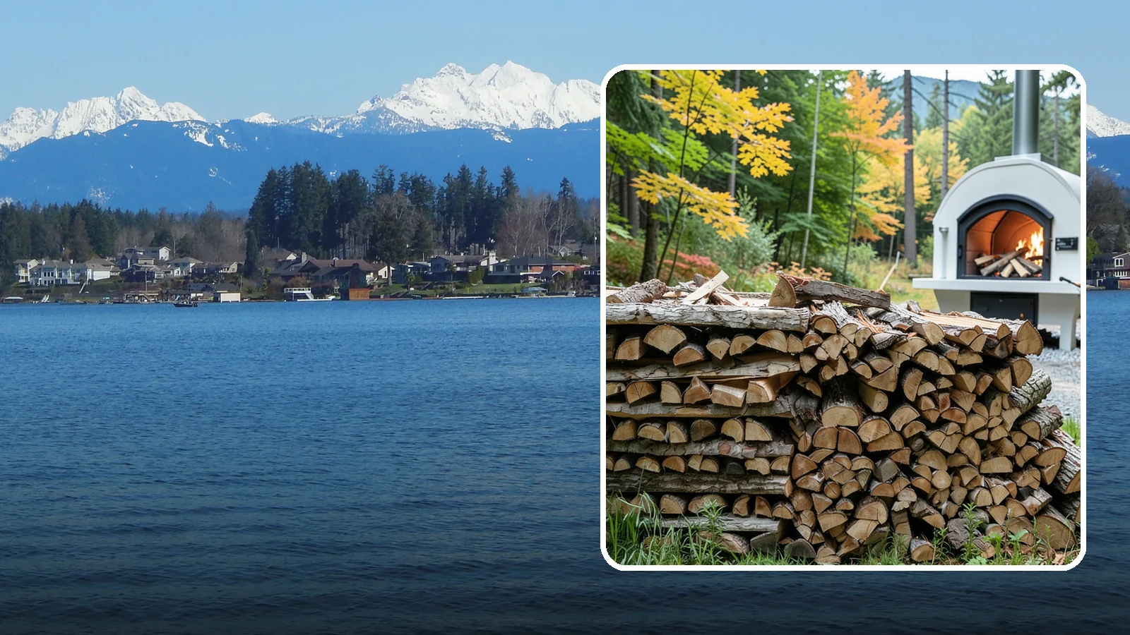 Pizza Oven Firewood in Lake Stevens, Snohomish County, WA - Firewood cut short and split thin to fit compact pizza oven chambers and reach cooking heat fast.