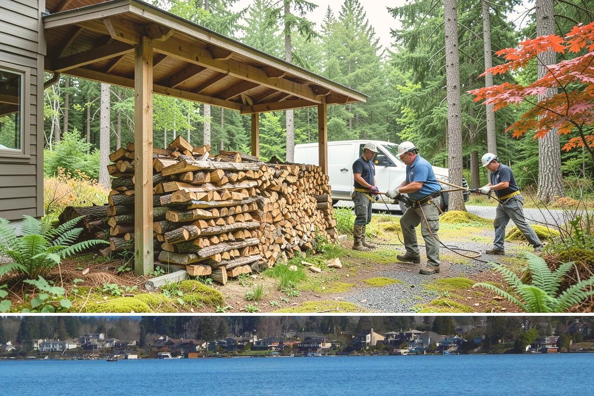 Pizza Oven Firewood in Lake Stevens, Snohomish County, WA - Order in the warmer months so pieces are fully seasoned for clean-burning summer cookouts.