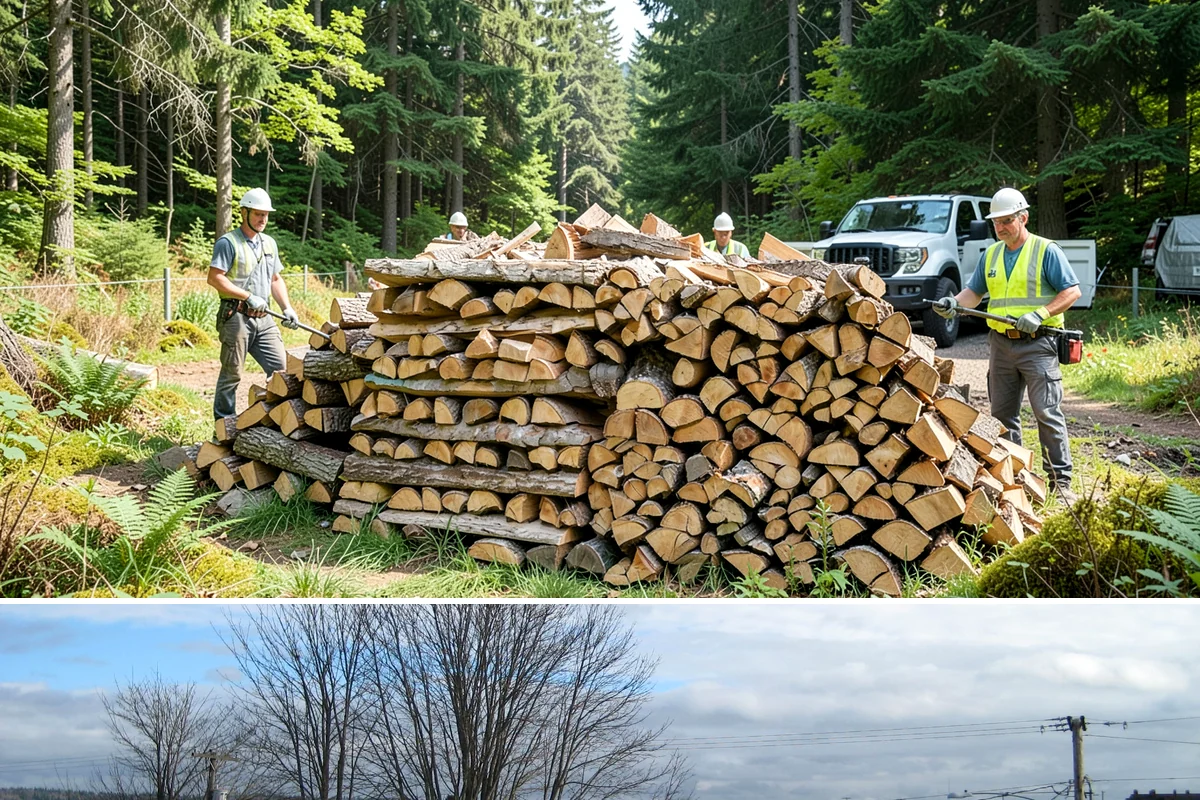 Pizza Oven Firewood in Langley, Island County, WA - Order in the warmer months so pieces are fully seasoned for clean-burning summer cookouts.