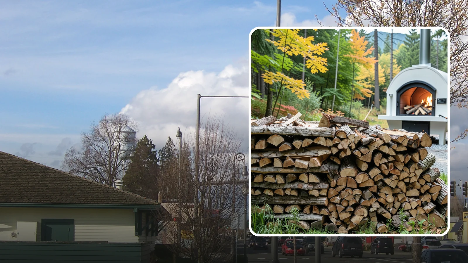 Pizza Oven Firewood in Marysville, Snohomish County, WA - Firewood cut short and split thin to fit compact pizza oven chambers and reach cooking heat fast.