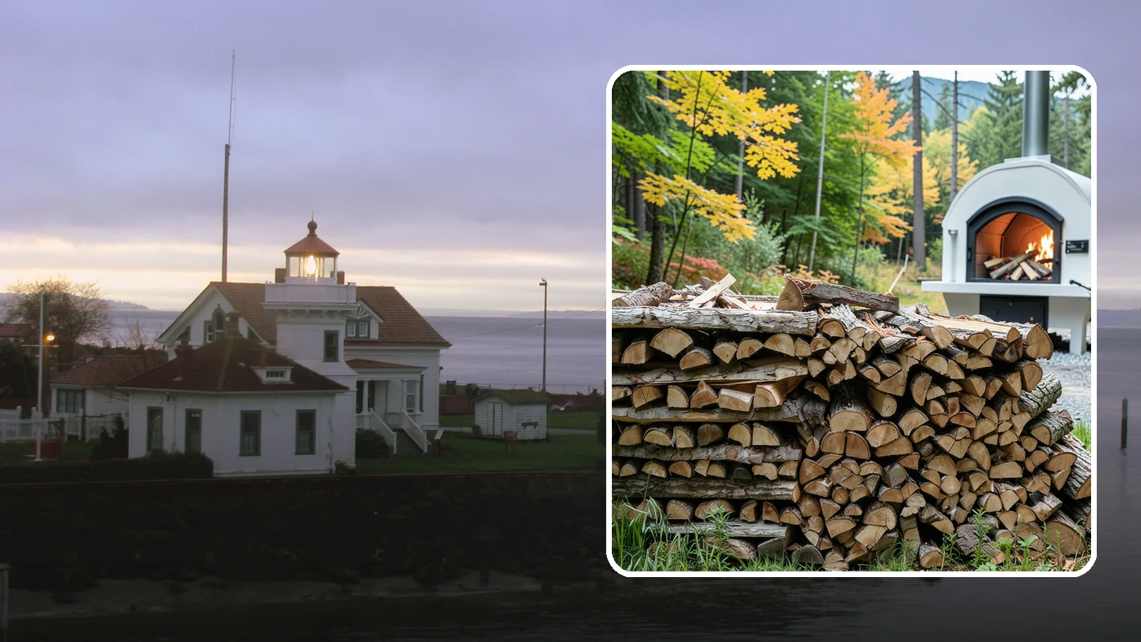 Pizza Oven Firewood in Mukilteo, Snohomish County, WA - Firewood cut short and split thin to fit compact pizza oven chambers and reach cooking heat fast.