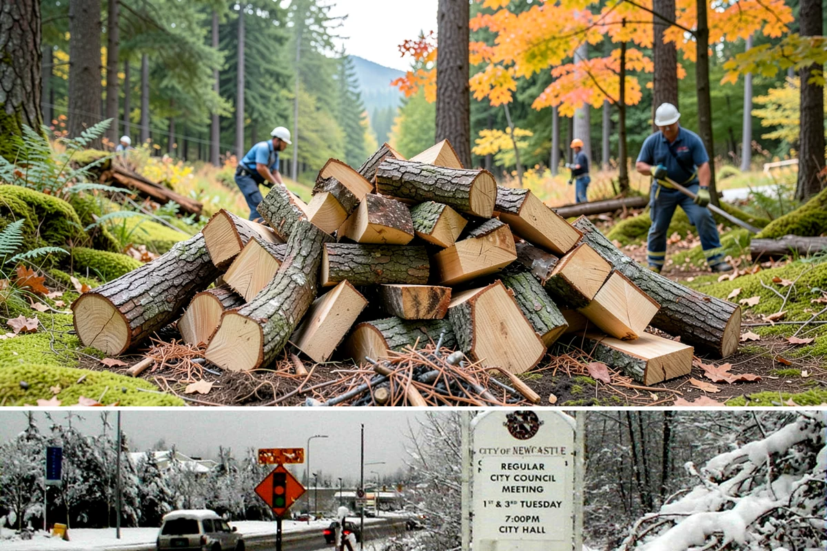 Pizza Oven Firewood in Newcastle, King County, WA - Order in the warmer months so pieces are fully seasoned for clean-burning summer cookouts.