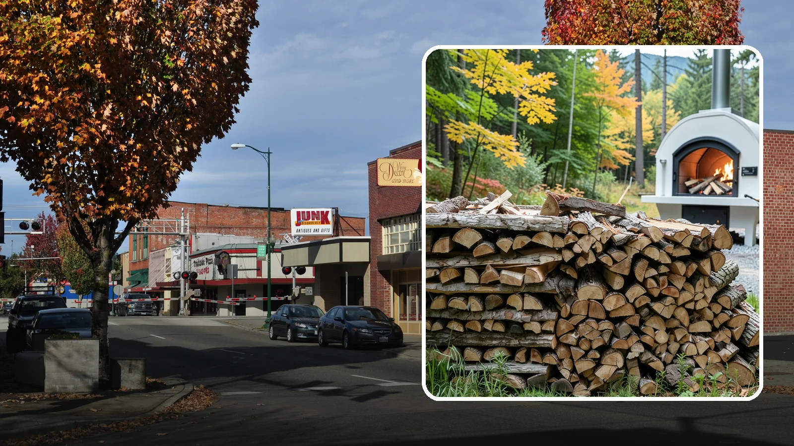 Pizza Oven Firewood in Puyallup, Pierce County, WA - Firewood cut short and split thin to fit compact pizza oven chambers and reach cooking heat fast.