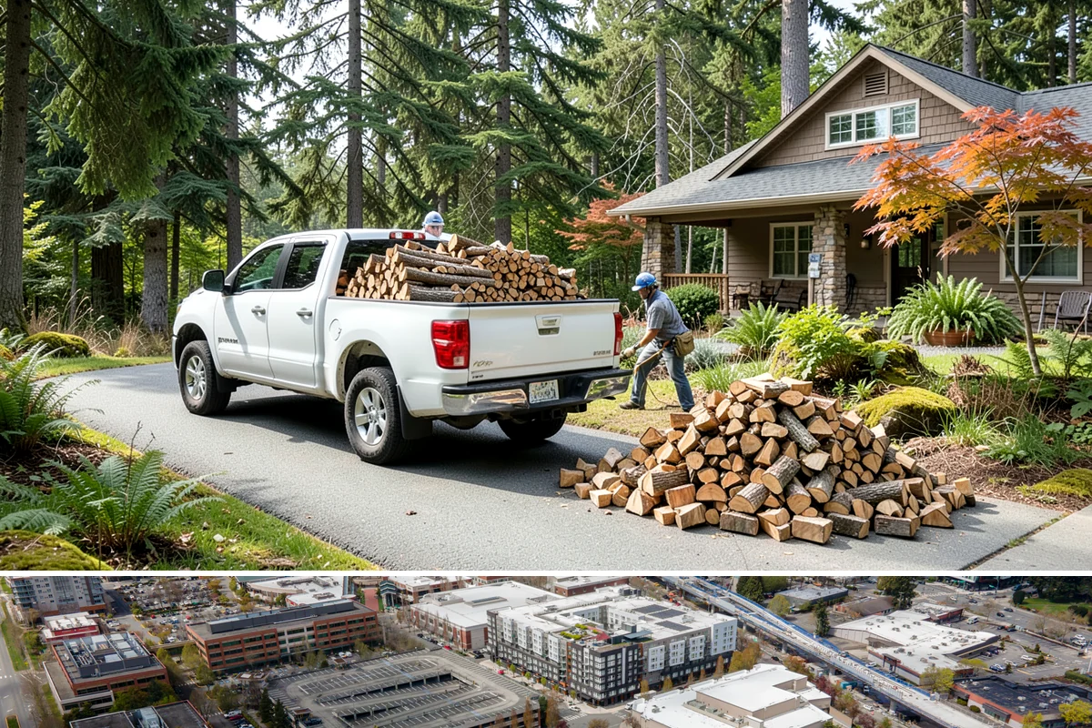 Pizza Oven Firewood in Redmond, King County, WA - Order in the warmer months so pieces are fully seasoned for clean-burning summer cookouts.