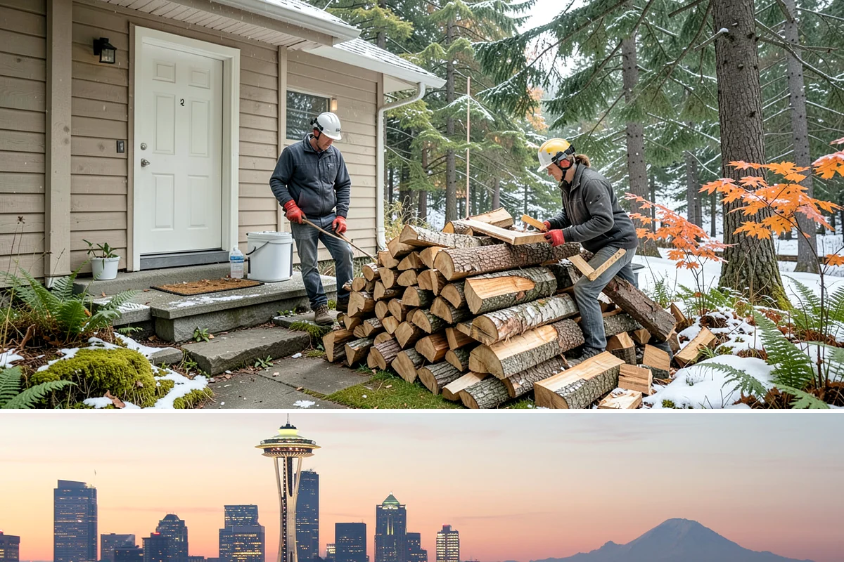 Pizza Oven Firewood in Seattle, King County, WA - Order in the warmer months so pieces are fully seasoned for clean-burning summer cookouts.