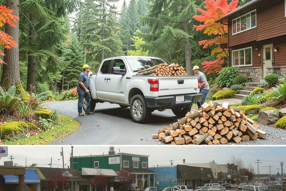 Pizza Oven Firewood in Stanwood, Snohomish County, WA - Order in the warmer months so pieces are fully seasoned for clean-burning summer cookouts.