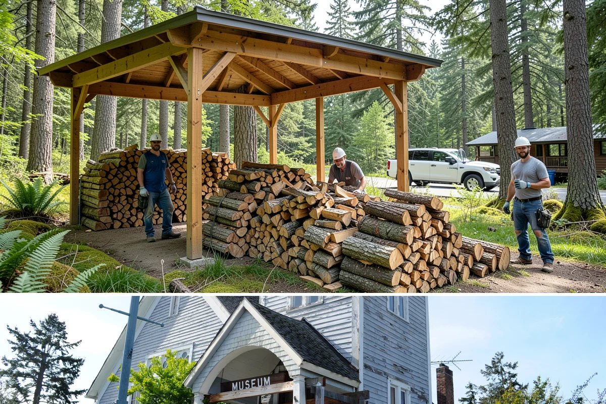 Pizza Oven Firewood in Steilacoom, Pierce County, WA - Order in the warmer months so pieces are fully seasoned for clean-burning summer cookouts.