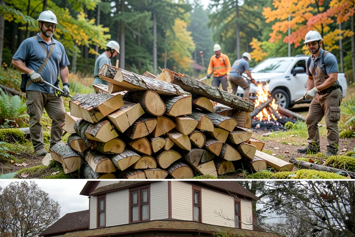 Pizza Oven Firewood in Sumner, Pierce County, WA - Order in the warmer months so pieces are fully seasoned for clean-burning summer cookouts.