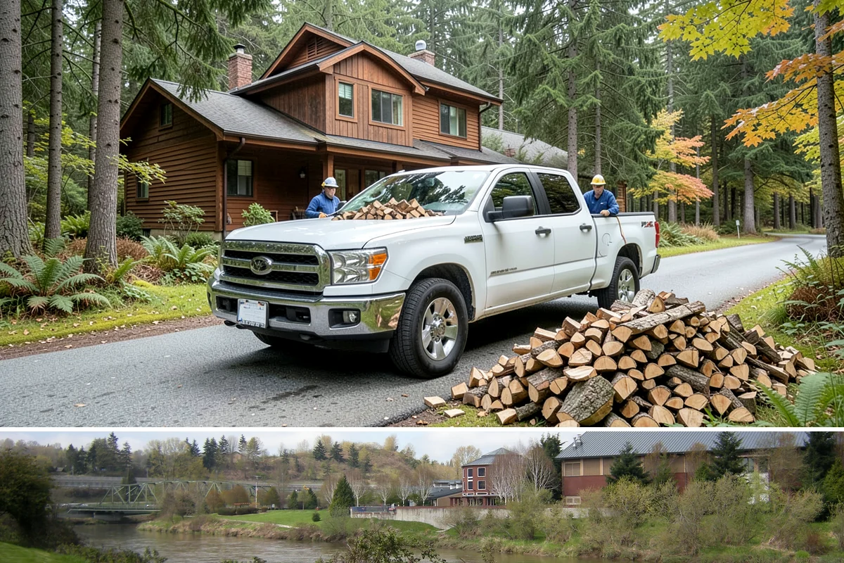 Pizza Oven Firewood in Tukwila, King County, WA - Order in the warmer months so pieces are fully seasoned for clean-burning summer cookouts.