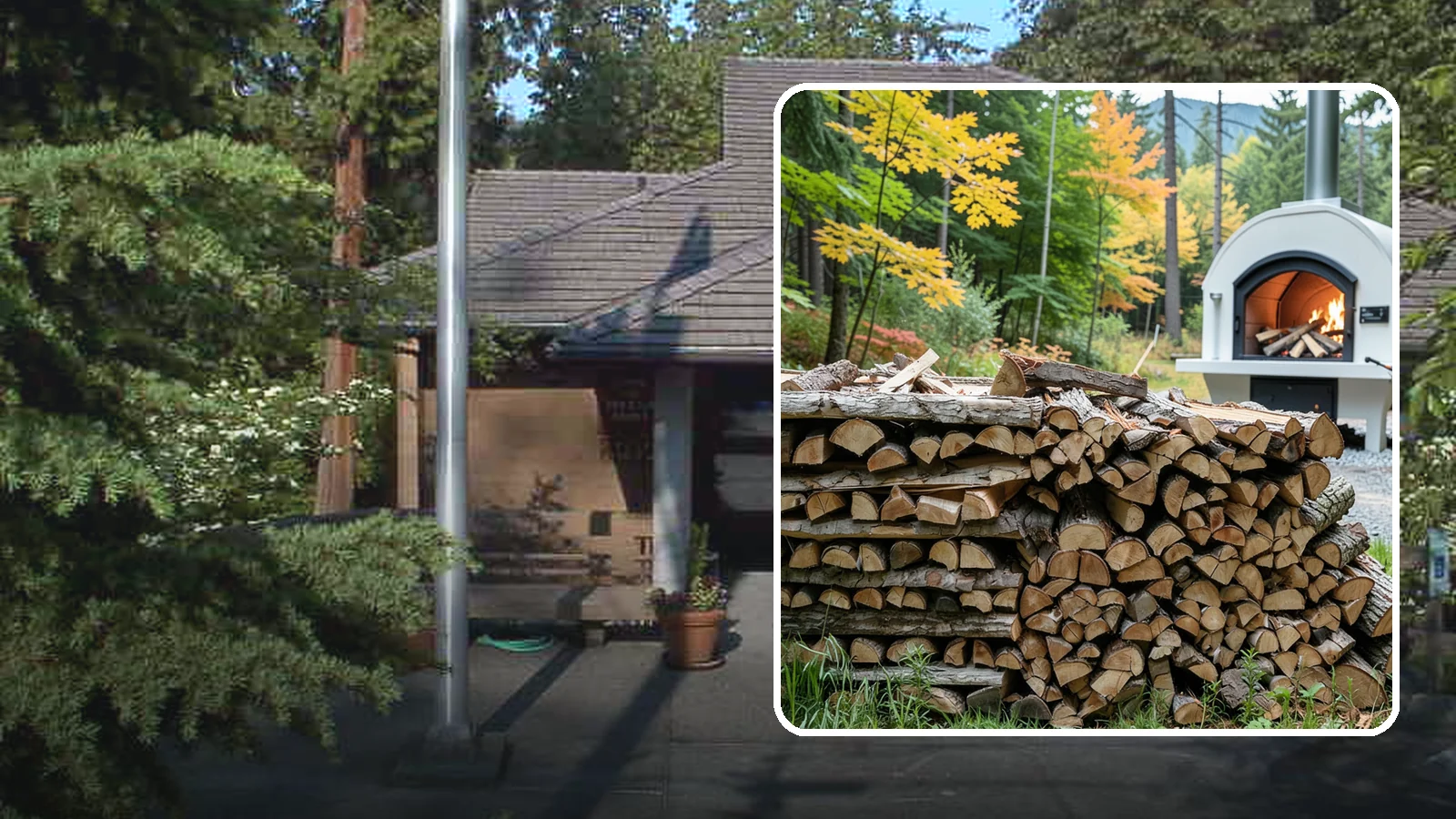 Pizza Oven Firewood in Yarrow Point, King County, WA - Firewood cut short and split thin to fit compact pizza oven chambers and reach cooking heat fast.