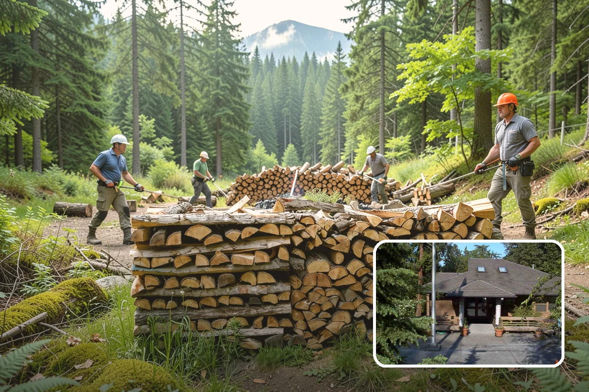 Pizza Oven Firewood in Yarrow Point, King County, WA - Short, thin pieces fit compact oven chambers