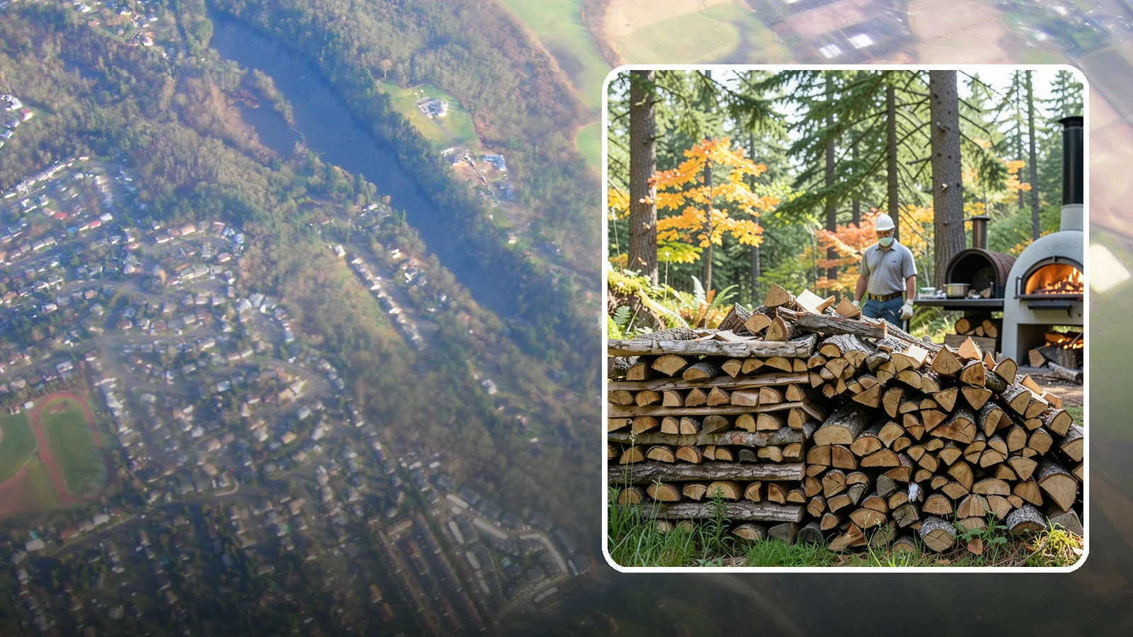 Pizza Oven Wood in Algona, King County, WA - Compact, ultra-dry wood cut to fit wood-fired pizza ovens and reach high baking temperatures fast.