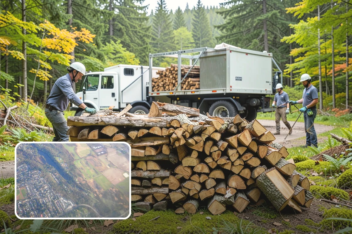Pizza Oven Wood in Algona, King County, WA - Small splits sized for pizza-oven fireboxes