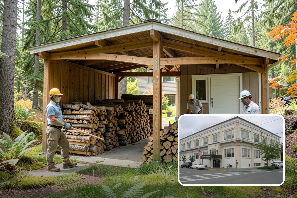 Pizza Oven Wood in Anacortes, Skagit County, WA - Small splits sized for pizza-oven fireboxes