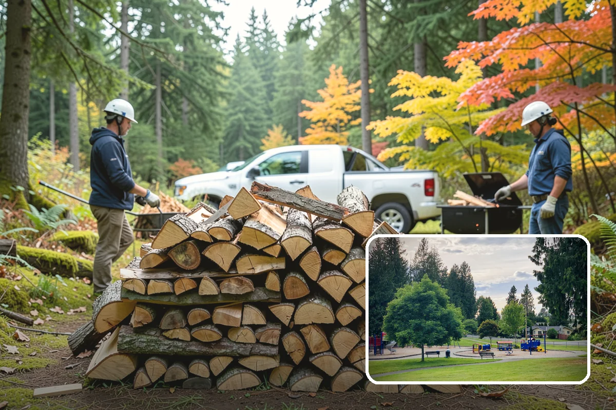 Pizza Oven Wood in Bonney Lake, Pierce County, WA - Small splits sized for pizza-oven fireboxes