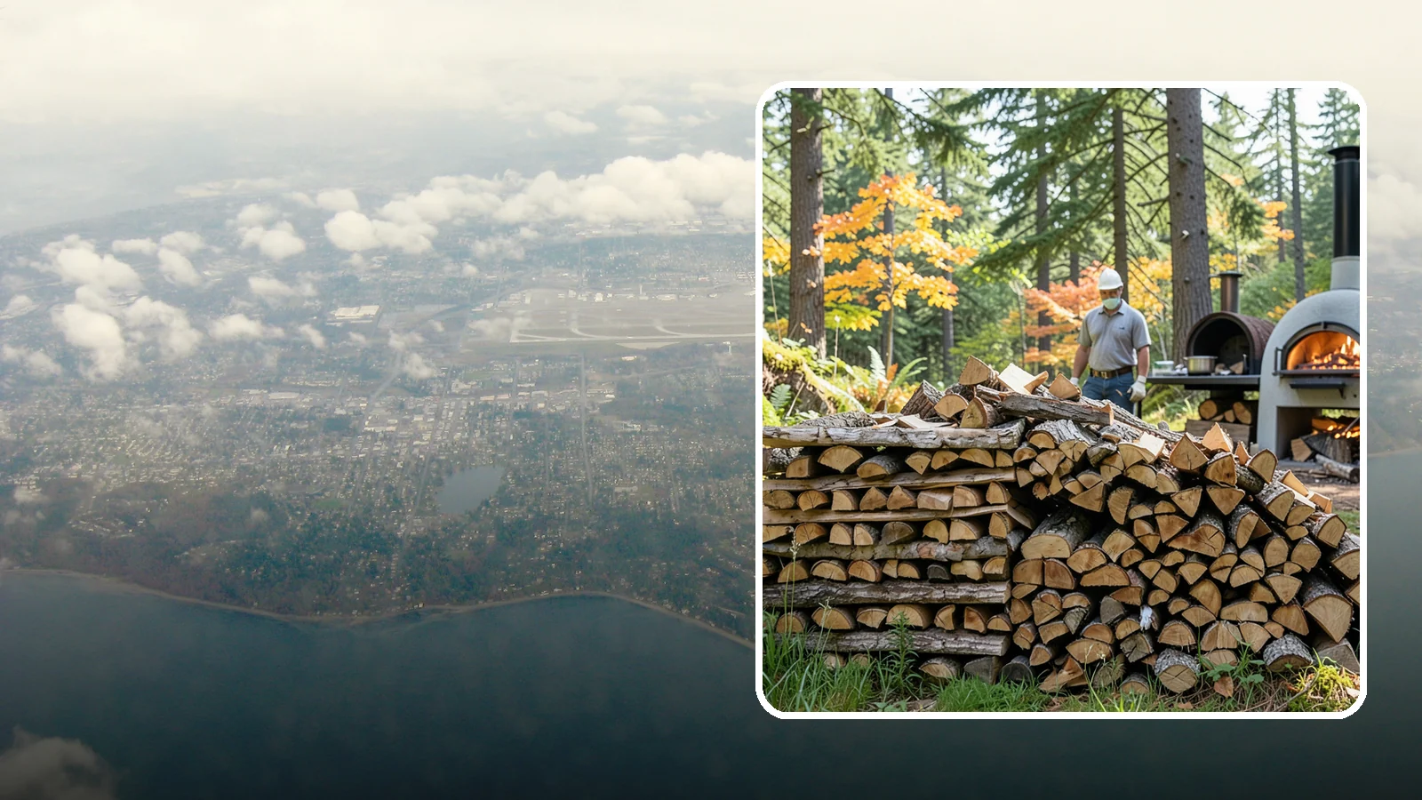 Pizza Oven Wood in Burien, King County, WA - Compact, ultra-dry wood cut to fit wood-fired pizza ovens and reach high baking temperatures fast.