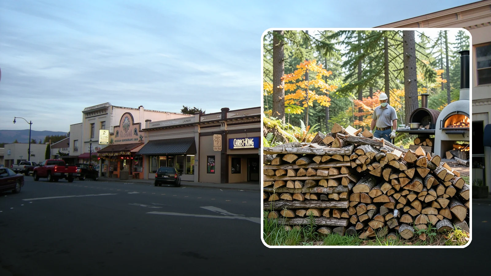 Pizza Oven Wood in Burlington, Skagit County, WA - Compact, ultra-dry wood cut to fit wood-fired pizza ovens and reach high baking temperatures fast.