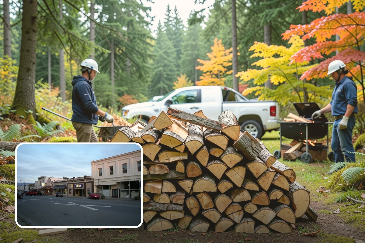 Pizza Oven Wood in Burlington, Skagit County, WA - Small splits sized for pizza-oven fireboxes