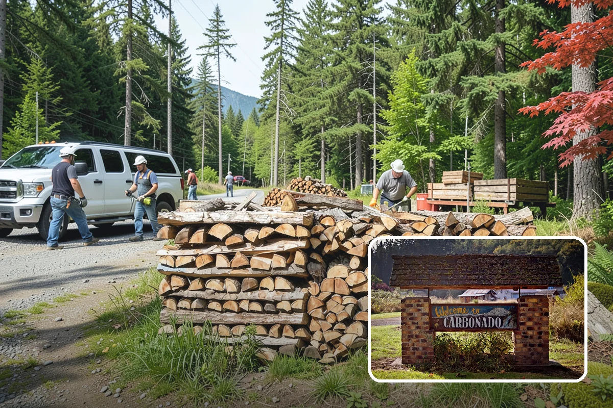Pizza Oven Wood in Carbonado, Pierce County, WA - Small splits sized for pizza-oven fireboxes