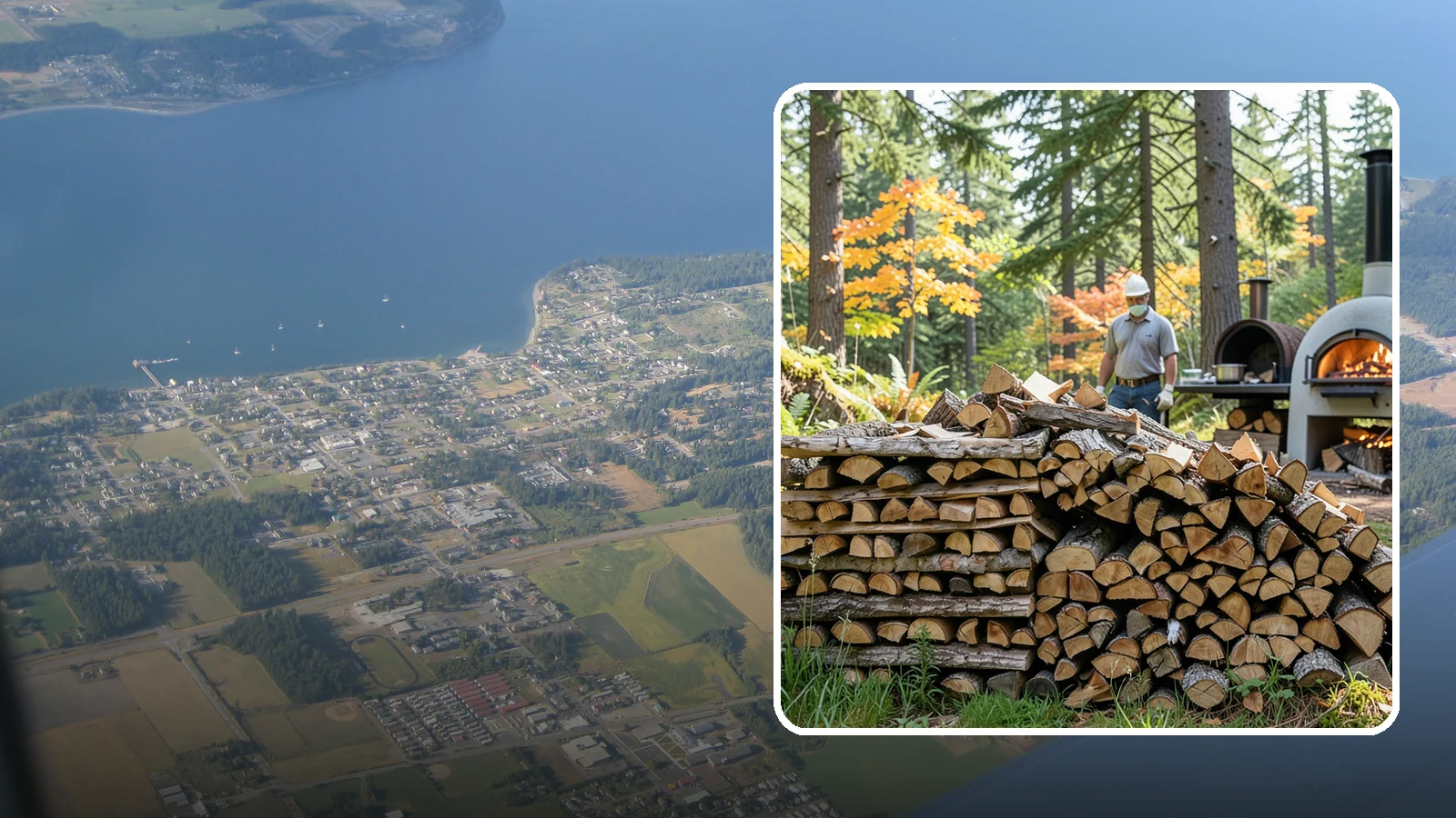 Pizza Oven Wood in Coupeville, Island County, WA - Compact, ultra-dry wood cut to fit wood-fired pizza ovens and reach high baking temperatures fast.