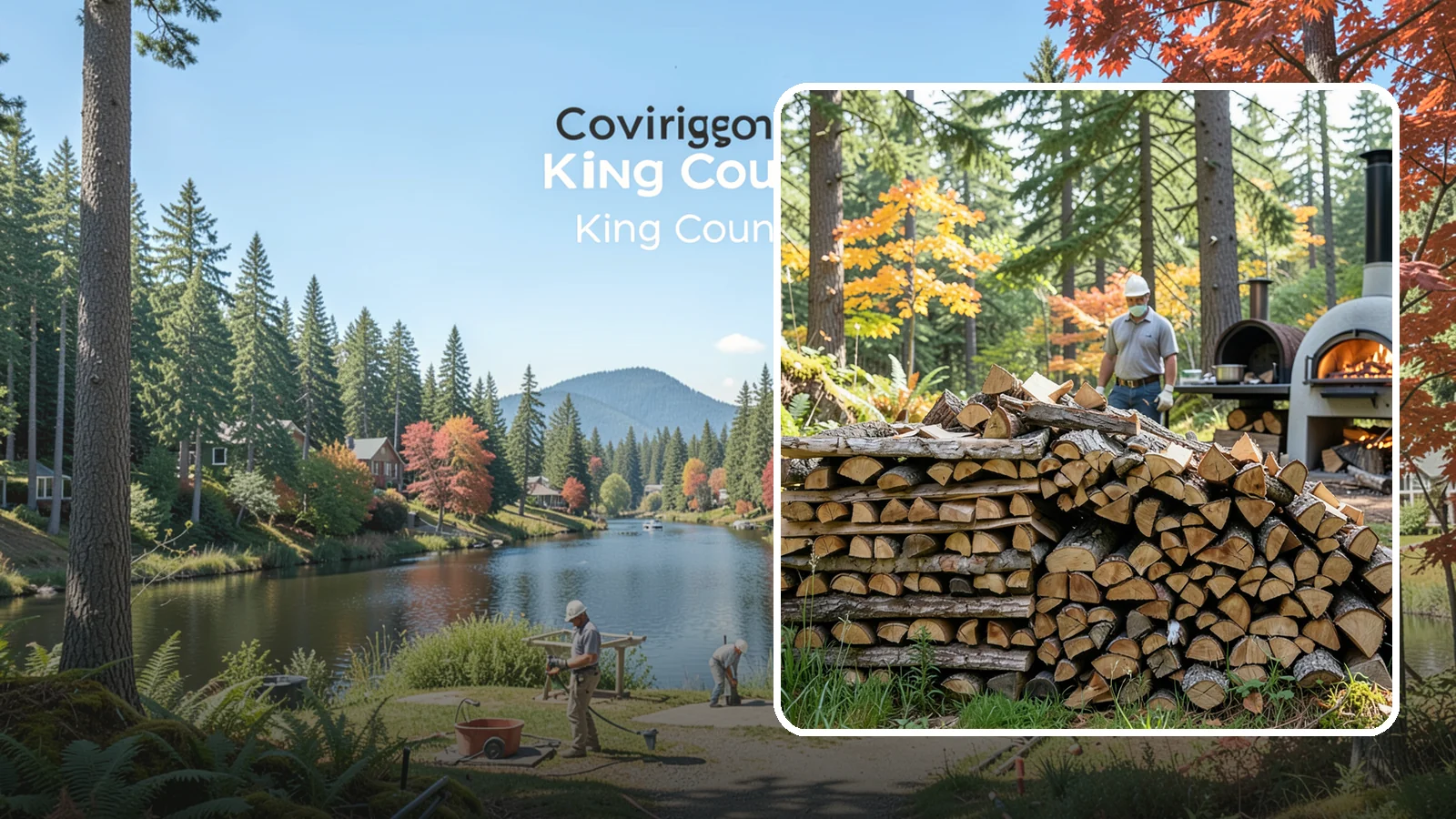 Pizza Oven Wood in Covington, King County, WA - Compact, ultra-dry wood cut to fit wood-fired pizza ovens and reach high baking temperatures fast.