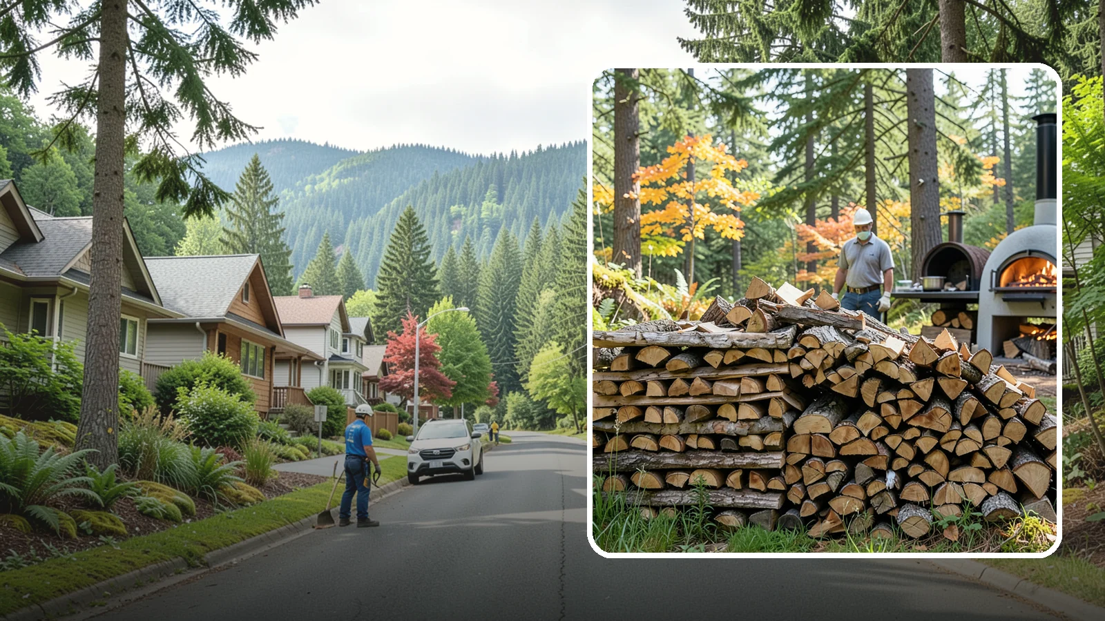 Pizza Oven Wood in Darrington, WA - Compact, ultra-dry wood cut to fit wood-fired pizza ovens and reach high baking temperatures fast.