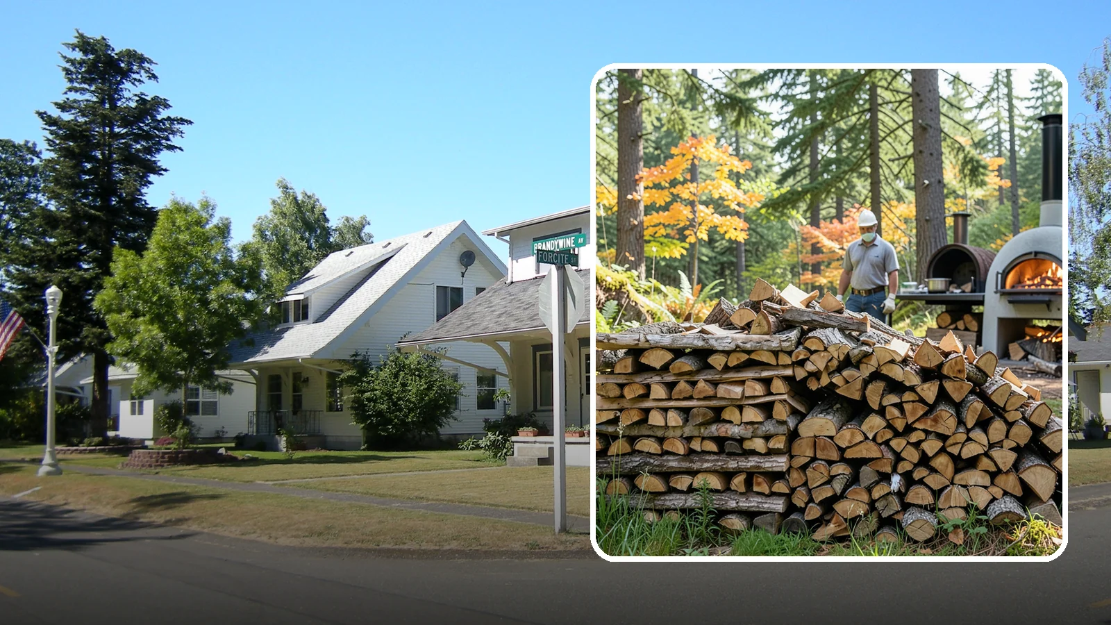 Pizza Oven Wood in DuPont, Pierce County, WA - Compact, ultra-dry wood cut to fit wood-fired pizza ovens and reach high baking temperatures fast.