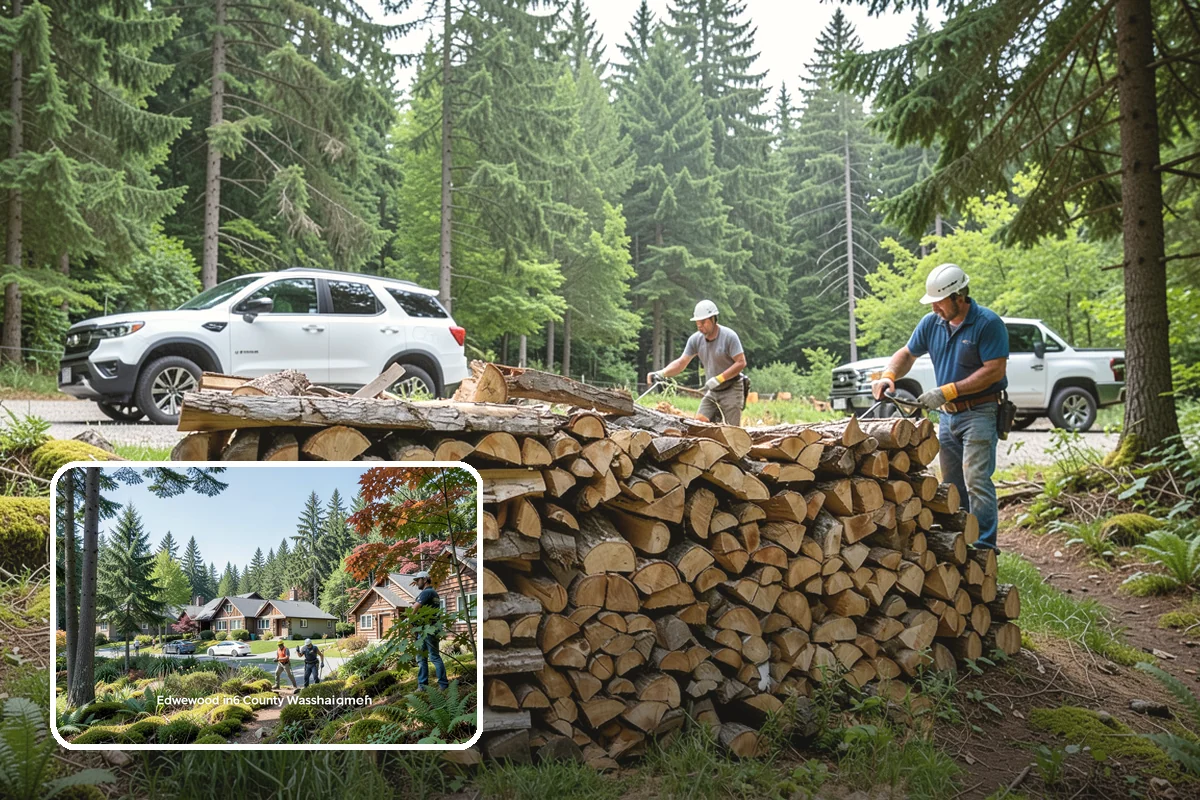 Pizza Oven Wood in Edgewood, Pierce County, WA - Small splits sized for pizza-oven fireboxes