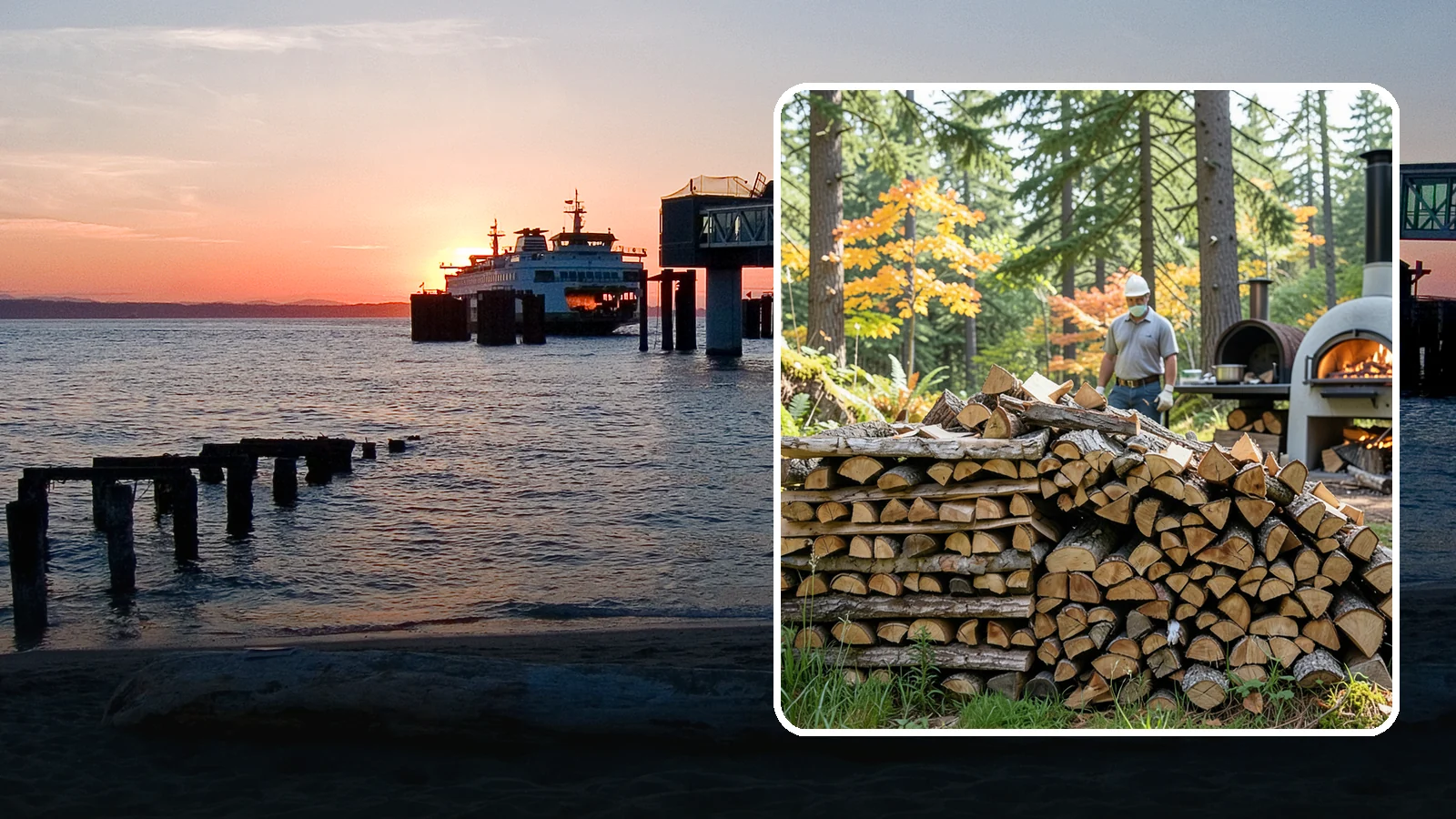 Pizza Oven Wood in Edmonds, Snohomish County, WA - Compact, ultra-dry wood cut to fit wood-fired pizza ovens and reach high baking temperatures fast.