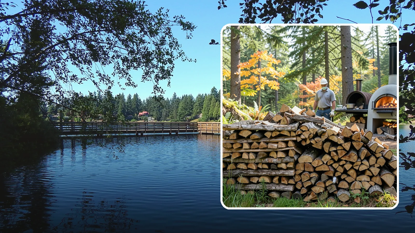 Pizza Oven Wood in Federal Way, King County, WA - Compact, ultra-dry wood cut to fit wood-fired pizza ovens and reach high baking temperatures fast.