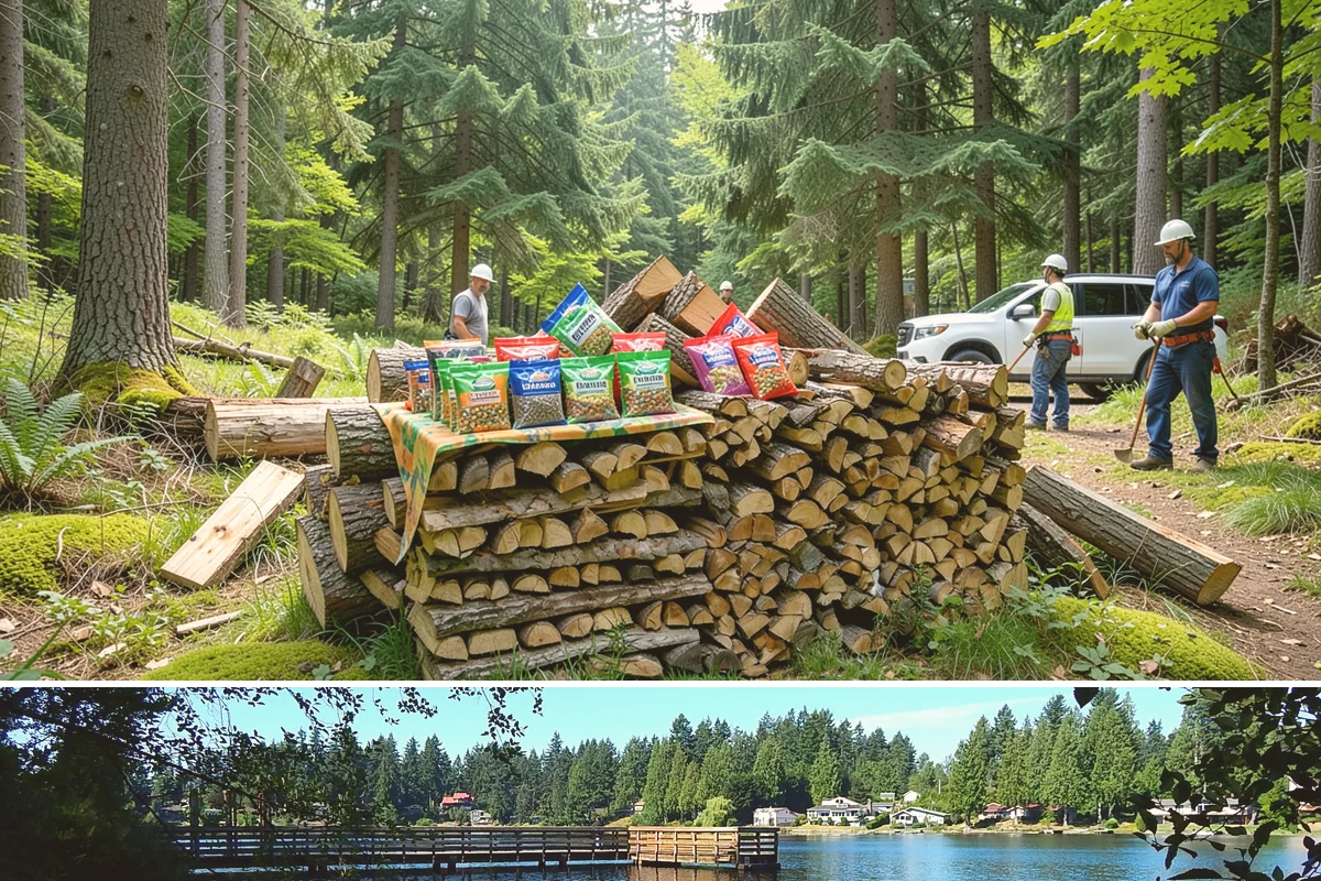 Pizza Oven Wood in Federal Way, King County, WA - Popular year-round, with a noticeable lift during summer entertaining and outdoor cooking season.