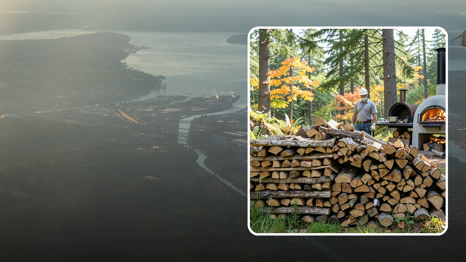 Pizza Oven Wood in Fife, Pierce County, WA - Compact, ultra-dry wood cut to fit wood-fired pizza ovens and reach high baking temperatures fast.