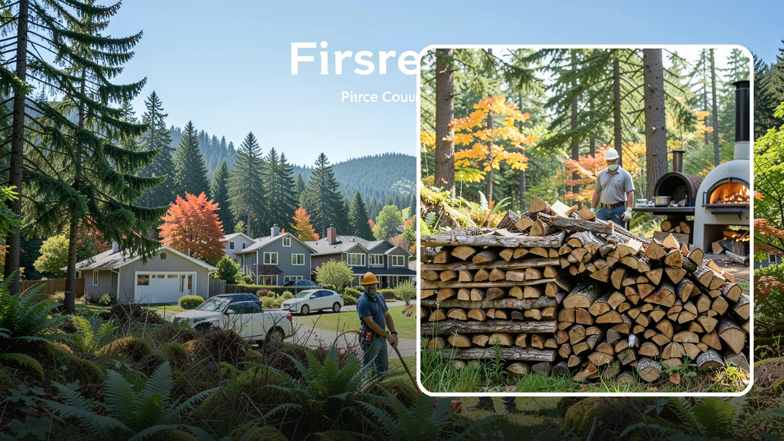 Pizza Oven Wood in Fircrest, Pierce County, WA - Compact, ultra-dry wood cut to fit wood-fired pizza ovens and reach high baking temperatures fast.