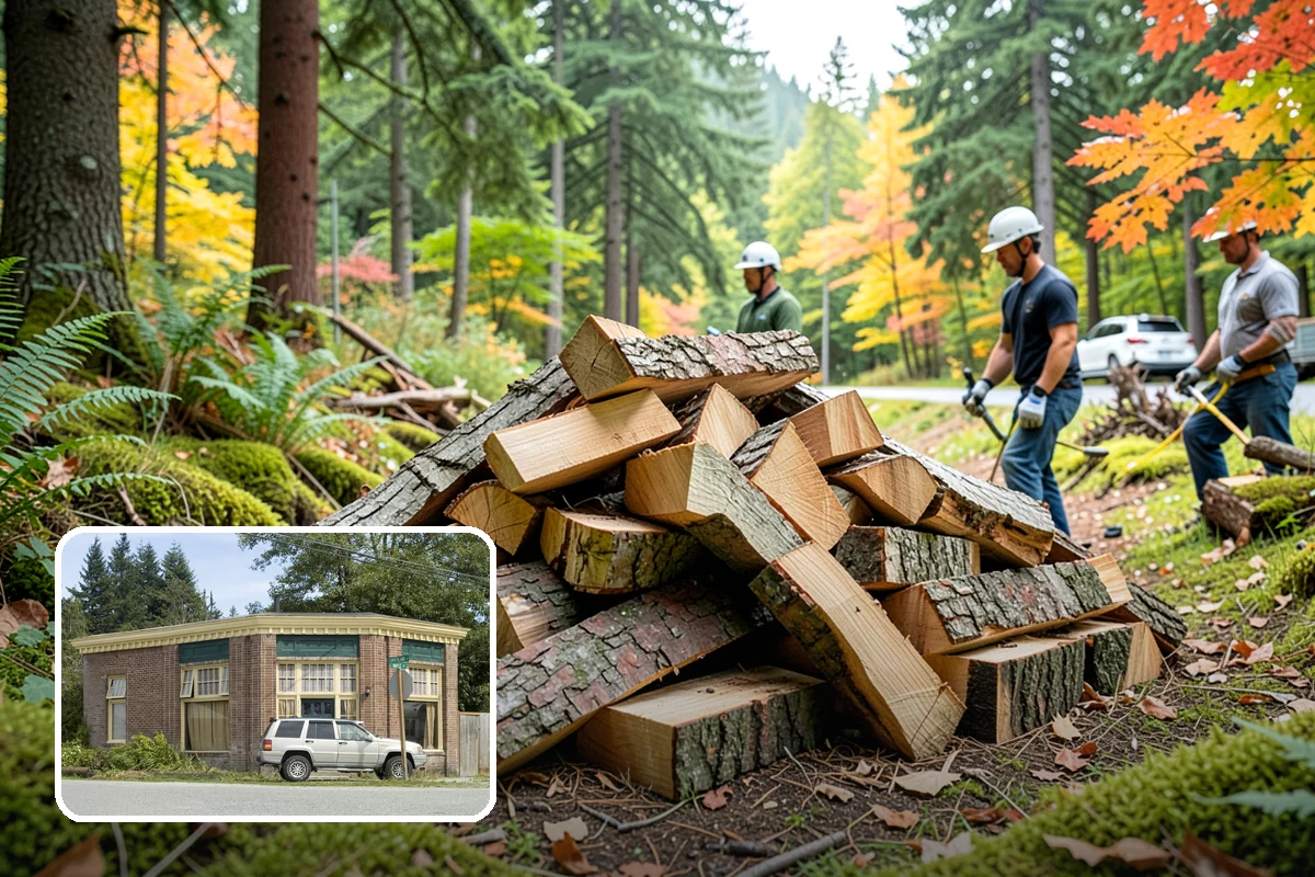Pizza Oven Wood in Hamilton, Skagit County, WA - Small splits sized for pizza-oven fireboxes