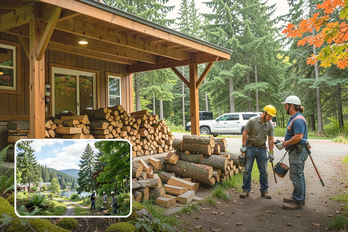 Pizza Oven Wood in Lake Forest Park, King County, WA - Small splits sized for pizza-oven fireboxes