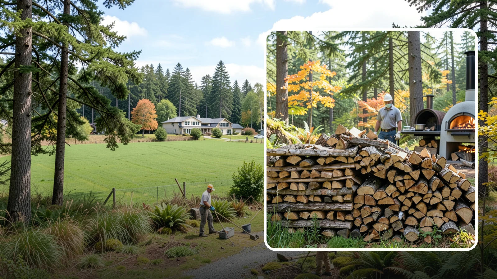Pizza Oven Wood in Lyman, Skagit County, WA - Compact, ultra-dry wood cut to fit wood-fired pizza ovens and reach high baking temperatures fast.