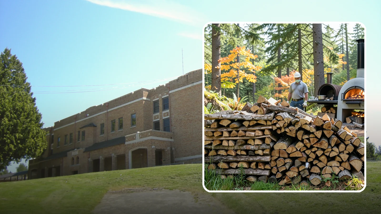 Pizza Oven Wood in Maple Valley, King County, WA - Compact, ultra-dry wood cut to fit wood-fired pizza ovens and reach high baking temperatures fast.