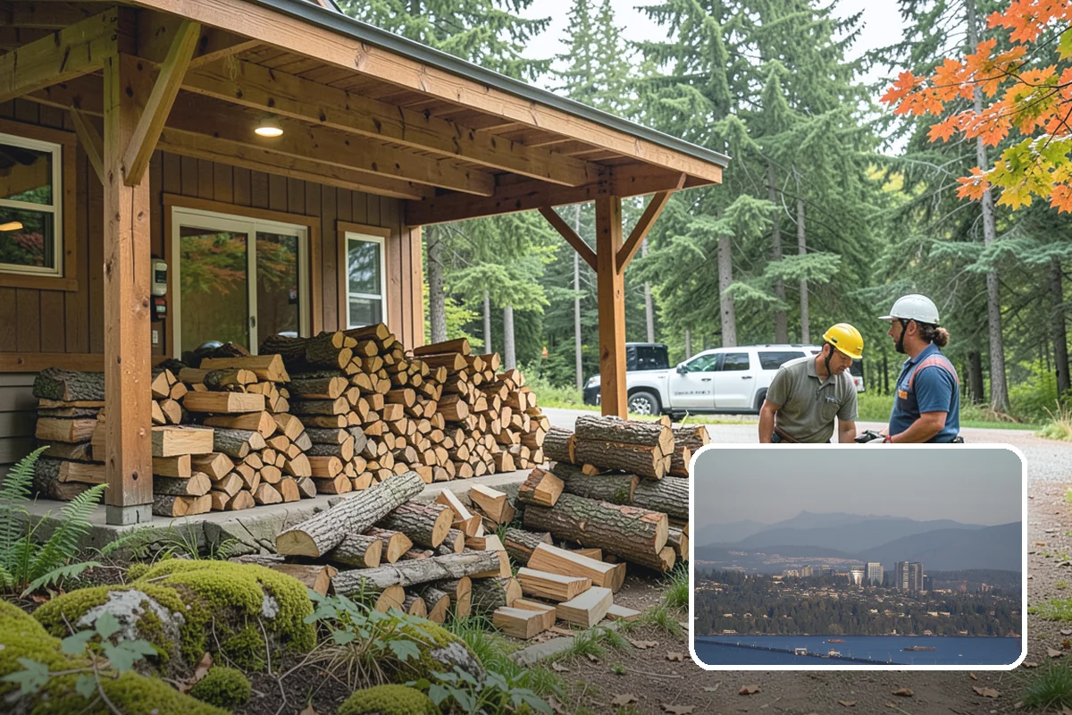 Pizza Oven Wood in Medina, King County, WA - Small splits sized for pizza-oven fireboxes