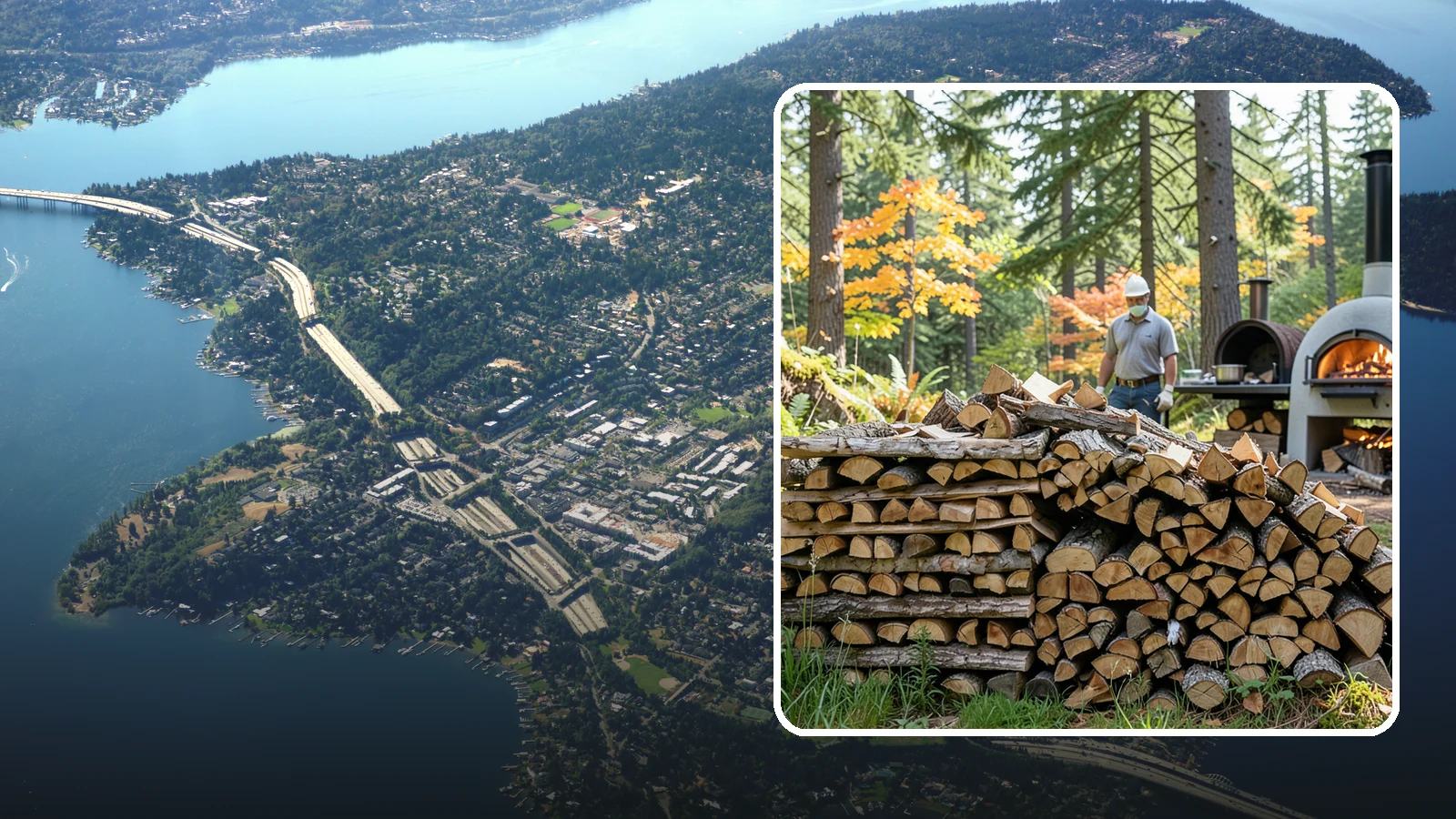 Pizza Oven Wood in Mercer Island, King County, WA - Compact, ultra-dry wood cut to fit wood-fired pizza ovens and reach high baking temperatures fast.