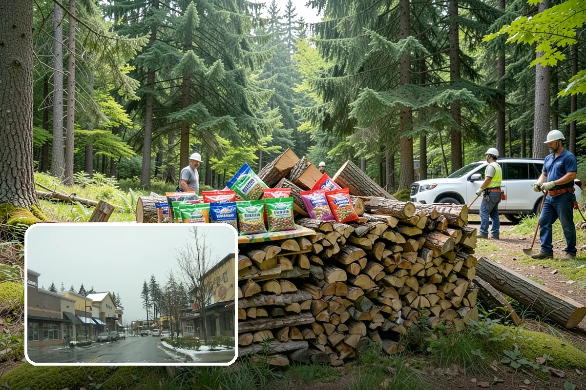 Pizza Oven Wood in Mill Creek, Snohomish County, WA - Small splits sized for pizza-oven fireboxes