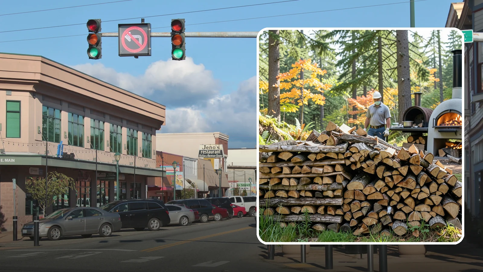 Pizza Oven Wood in Monroe, Snohomish County, WA - Compact, ultra-dry wood cut to fit wood-fired pizza ovens and reach high baking temperatures fast.