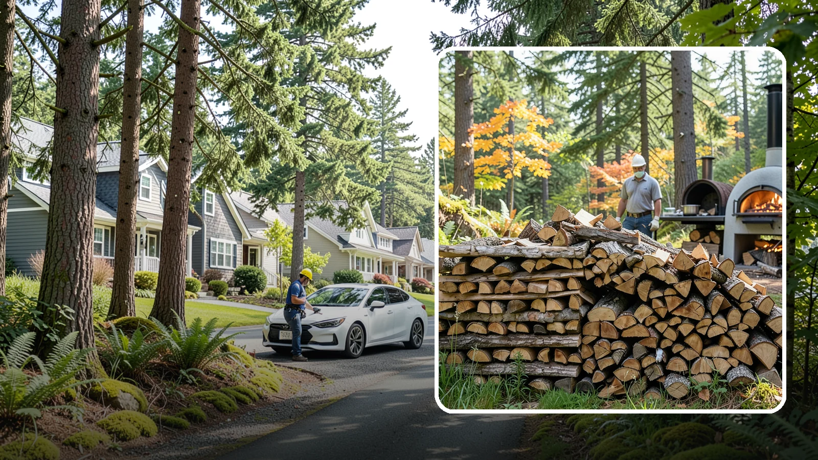 Pizza Oven Wood in Normandy Park, King County, WA - Compact, ultra-dry wood cut to fit wood-fired pizza ovens and reach high baking temperatures fast.