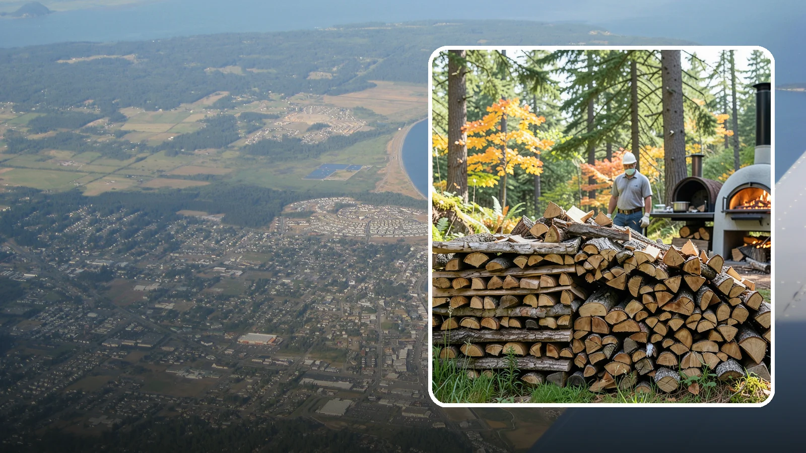 Pizza Oven Wood in Oak Harbor, Island County, WA - Compact, ultra-dry wood cut to fit wood-fired pizza ovens and reach high baking temperatures fast.