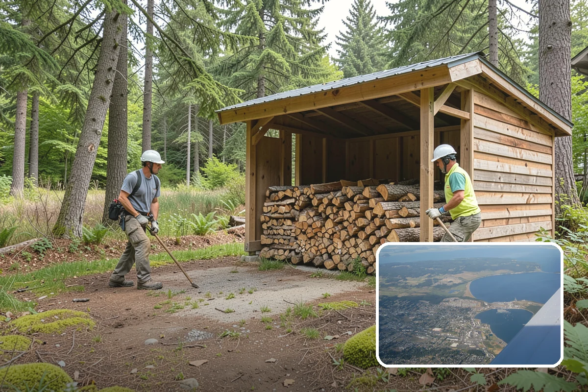 Pizza Oven Wood in Oak Harbor, Island County, WA - Small splits sized for pizza-oven fireboxes